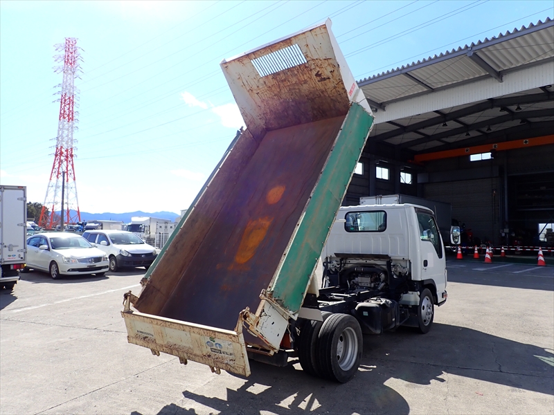 【350568】いすゞ エルフ 強化土砂ダンプ三方開|中古トラックの販売・買取・査定のアイナビ