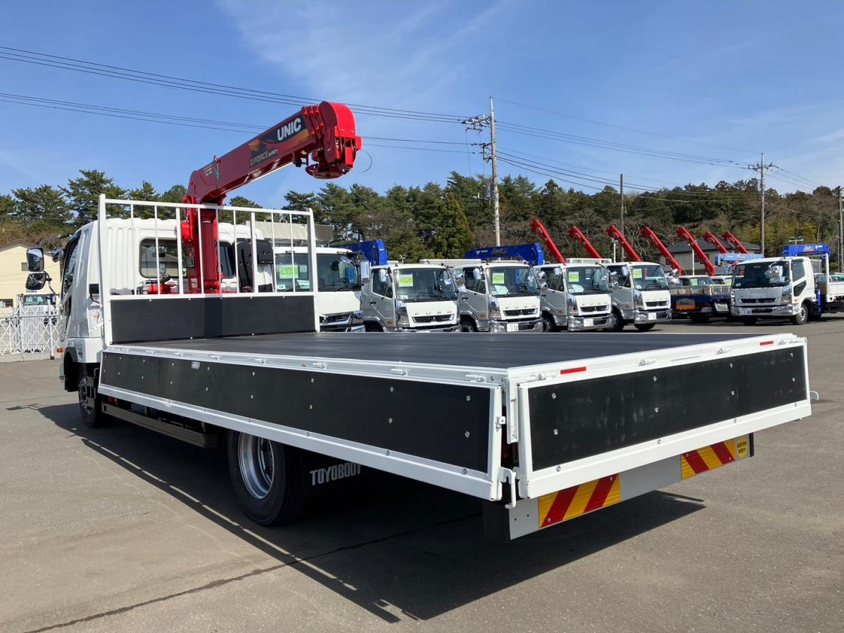 ☆未使用車 増トン クレーン ユニック ワイド 6.2mカット|中古トラックの販売・買取・査定のアイナビ