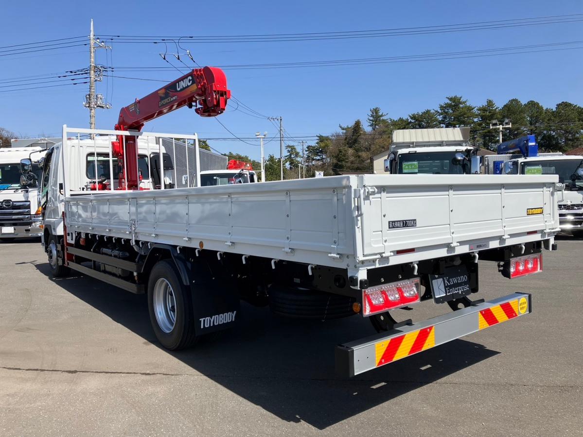 ☆未使用車 増トン クレーン ユニック 標準幅 6.7mカット|中古トラックの販売・買取・査定のアイナビ