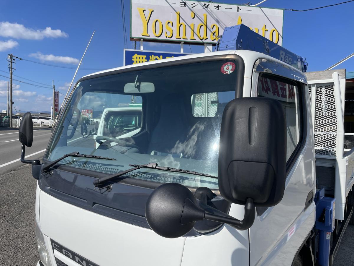 H18キャンター2t平ボディ 3段クレーンラジコン付|中古トラックの販売・買取・査定のアイナビ