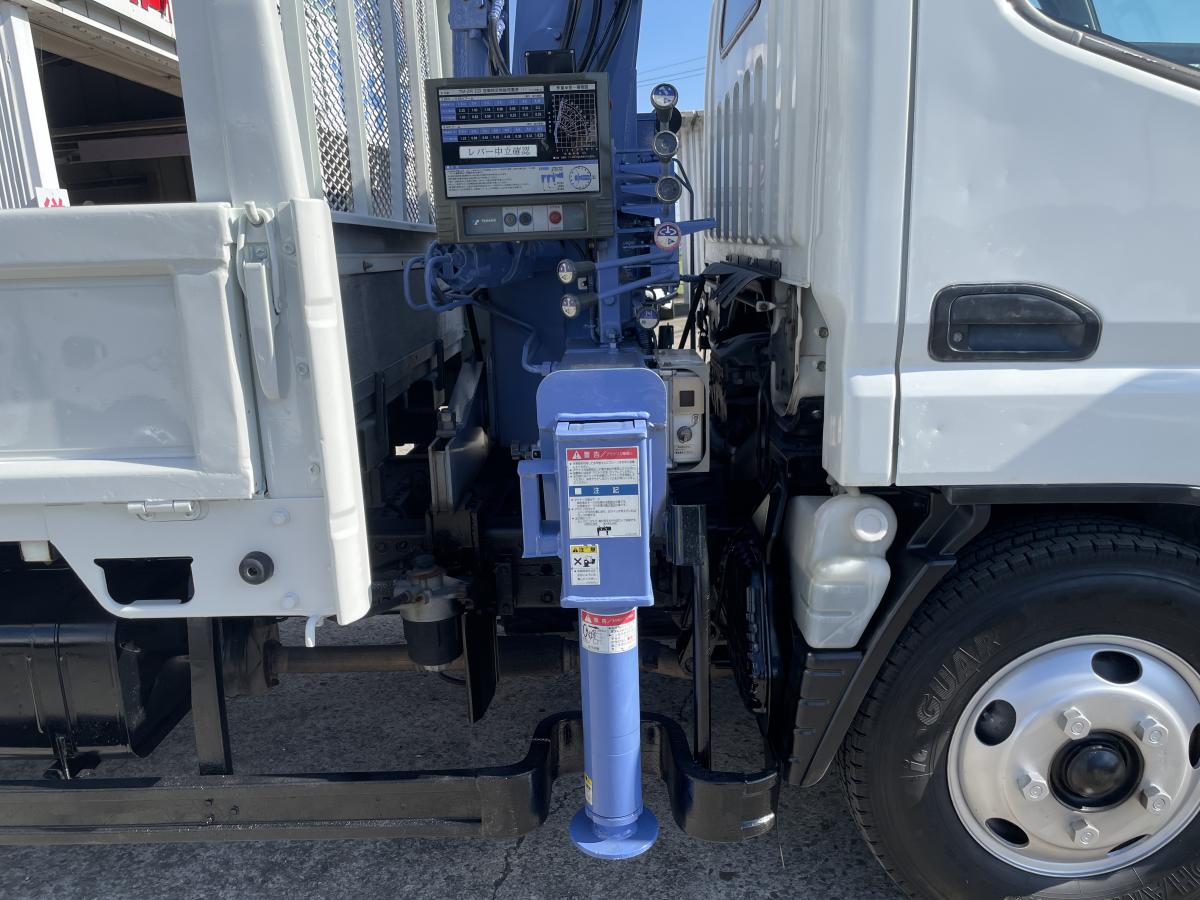 H18キャンター2t平ボディ 3段クレーンラジコン付|中古トラックの販売・買取・査定のアイナビ