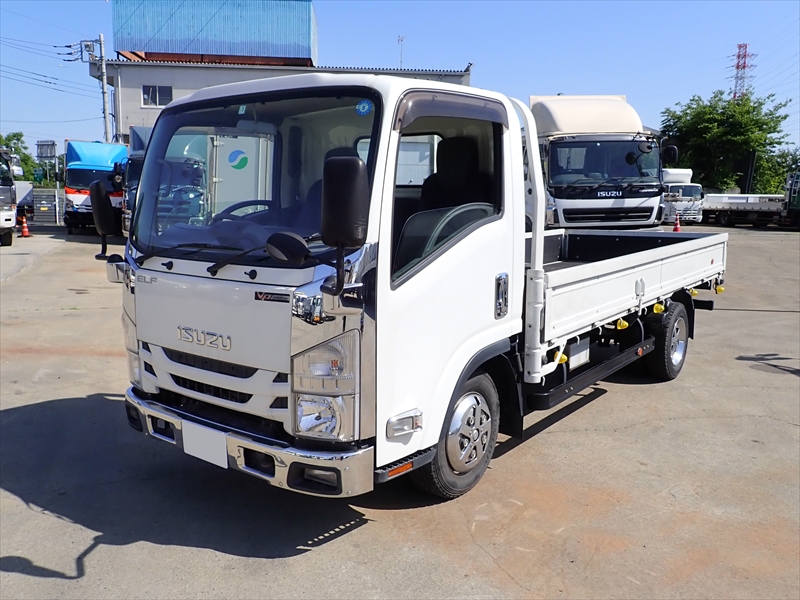 【348885】いすゞ エルフ 木製完成平ボディ|中古トラックの販売・買取・査定のアイナビ