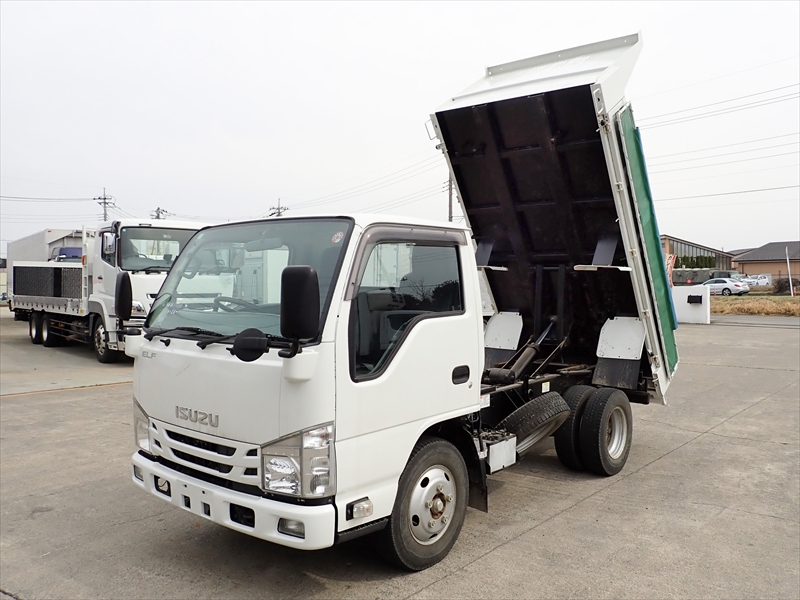 【350942】いすゞ エルフ Lゲート土砂ダンプ|中古トラックの販売・買取・査定のアイナビ