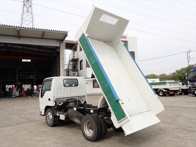 【350942】いすゞ エルフ Lゲート土砂ダンプ|中古トラックの販売・買取・査定のアイナビ