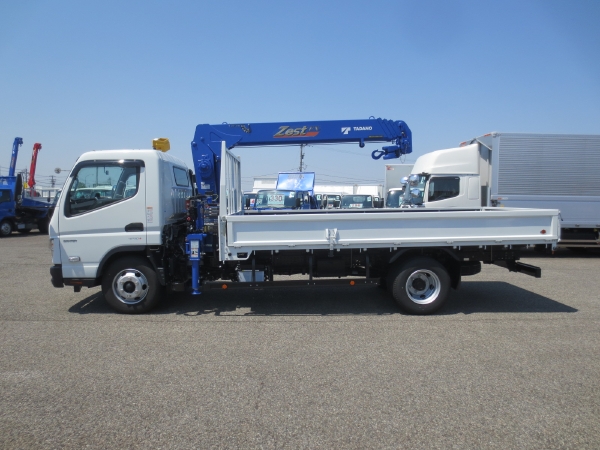 三菱キャンターワイド超ロング4段ラジコンクレーン付|中古トラックの販売・買取・査定のアイナビ