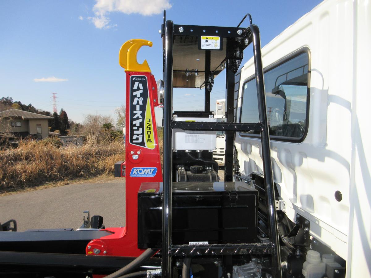 極東製 フックロール 脱着装置付コンテナ専用車 !!|中古トラックの販売・買取・査定のアイナビ