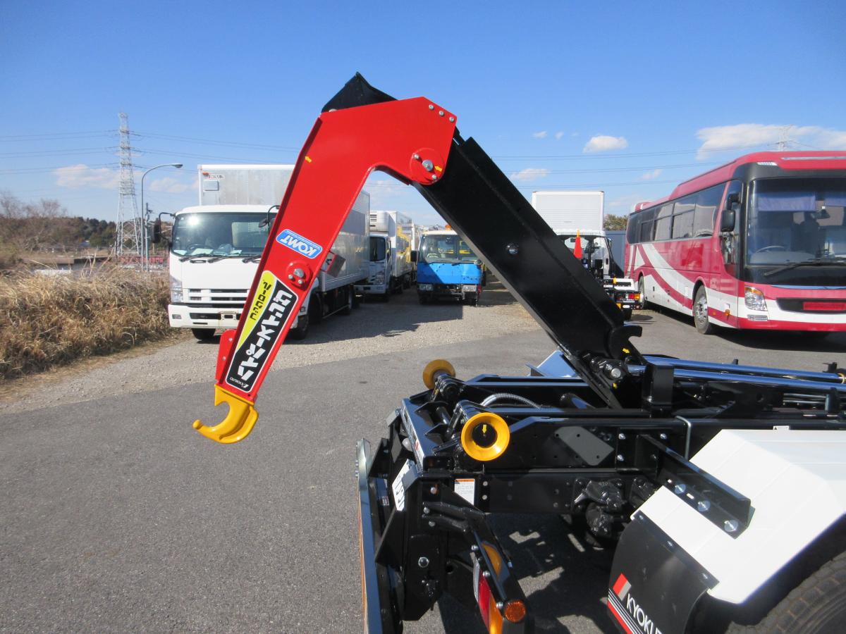 極東製 フックロール 脱着装置付コンテナ専用車 !!|中古トラックの販売・買取・査定のアイナビ