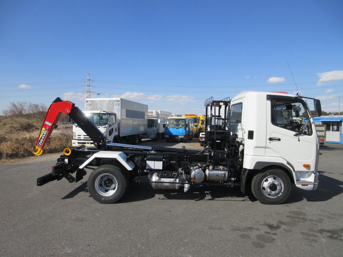 極東製 フックロール 脱着装置付コンテナ専用車 !!|中古トラックの販売・買取・査定のアイナビ