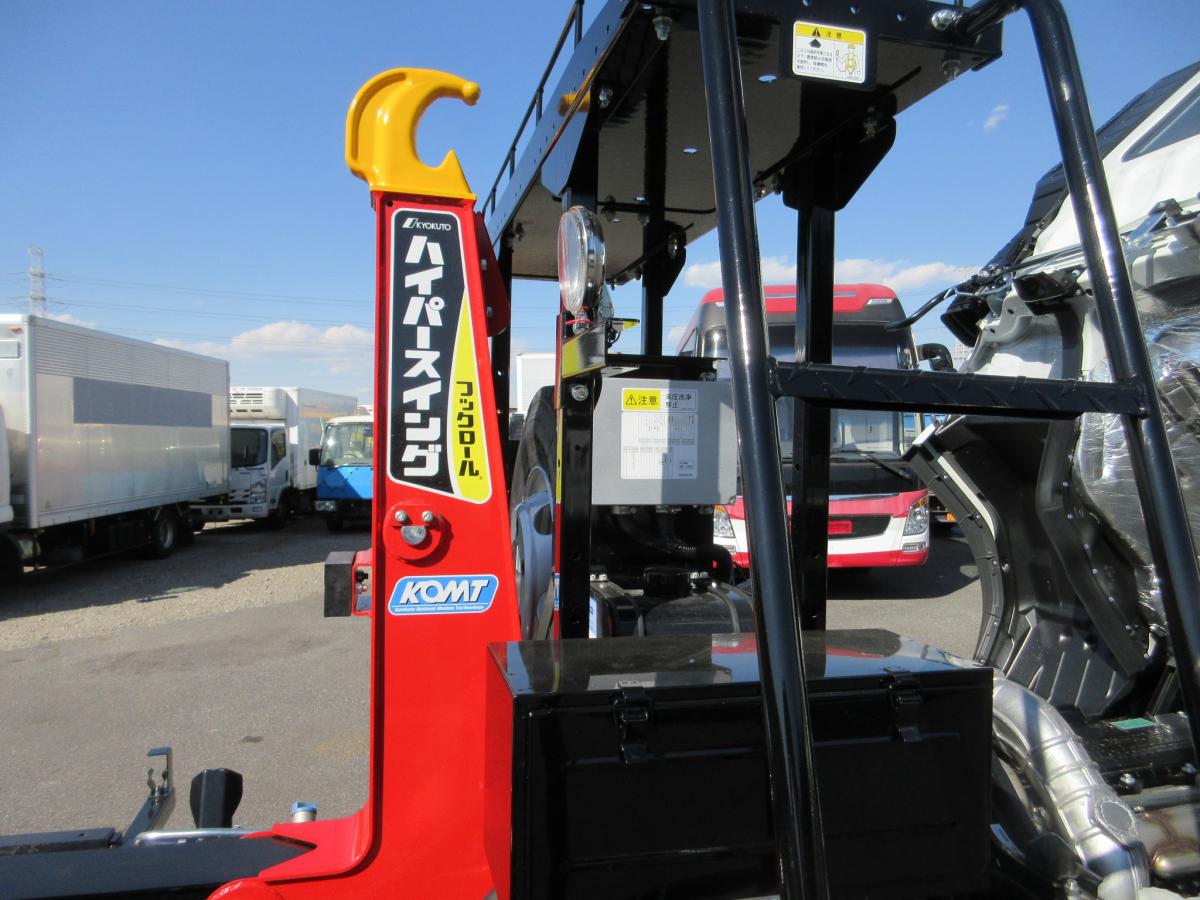 極東製 フックロール 脱着装置付コンテナ専用車 !!|中古トラックの販売・買取・査定のアイナビ