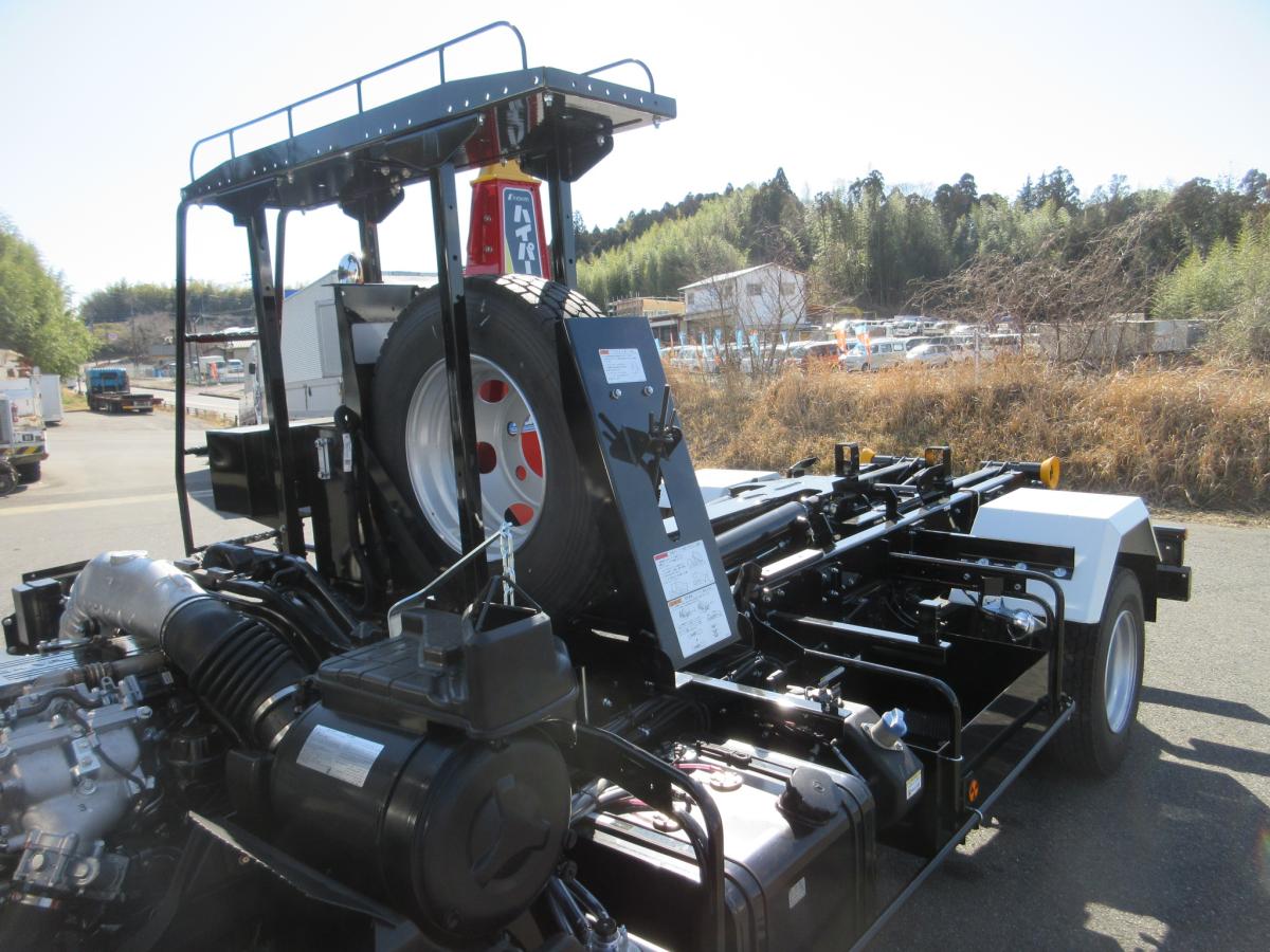 極東製 フックロール 脱着装置付コンテナ専用車 !!|中古トラックの販売・買取・査定のアイナビ
