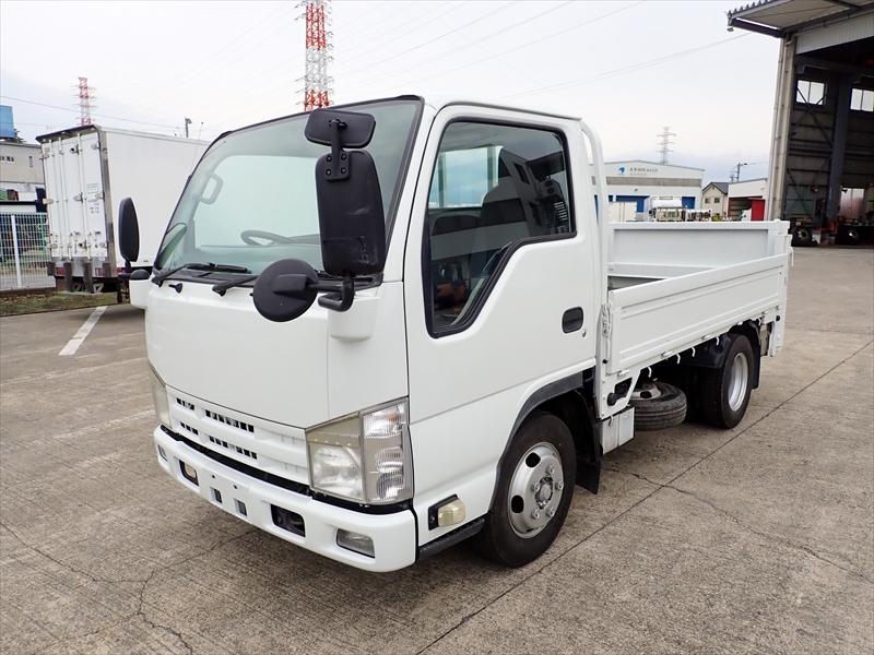 【351251】いすゞ エルフ 木製平ボディ垂直P/G付|中古トラックの販売・買取・査定のアイナビ