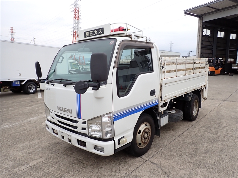 【351061】いすゞ エルフ 平ボディ2重アオリ床鉄板P/G付|中古トラックの販売・買取・査定のアイナビ