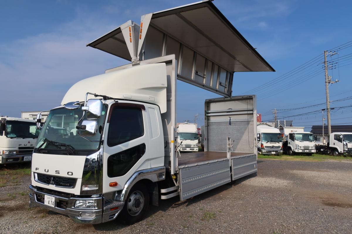 ワイド幅ベッド付 62ボディ 跳ね上ゲートエアサスラジコン付|中古トラックの販売・買取・査定のアイナビ