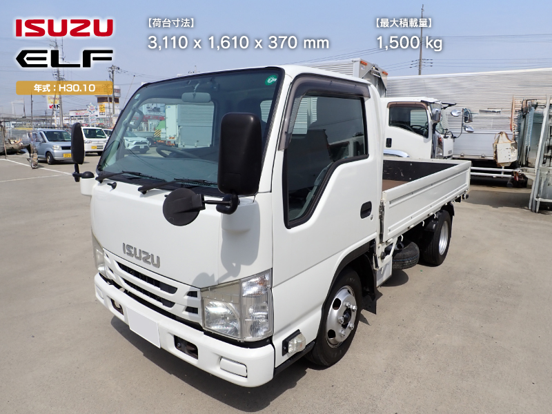【350984】いすゞ エルフ 木製平ボディ床鉄板|中古トラックの販売・買取・査定のアイナビ