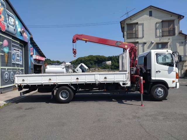 日野自動車レンジャー 4tユニック 4段クレーン ラジコン付|中古トラックの販売・買取・査定のアイナビ