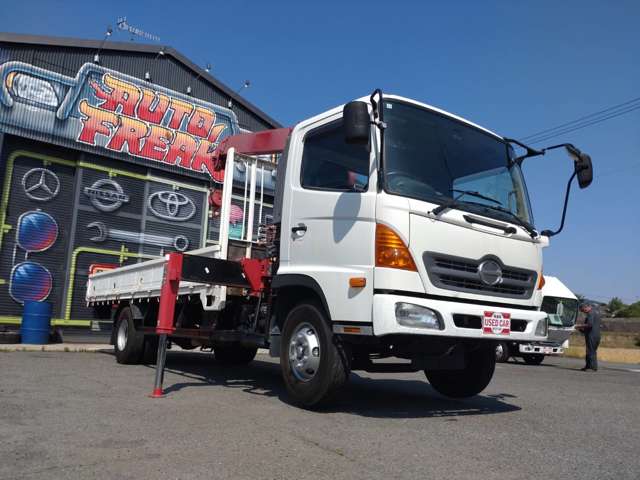 日野自動車レンジャー 4tユニック 4段クレーン ラジコン付|中古トラックの販売・買取・査定のアイナビ