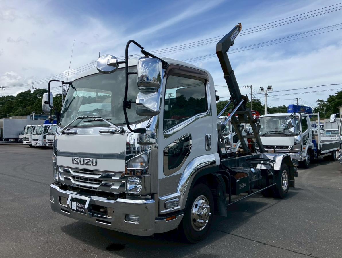 ☆H27 アームロール 4t標準 ツインホイスト リアジャッキ|中古トラックの販売・買取・査定のアイナビ