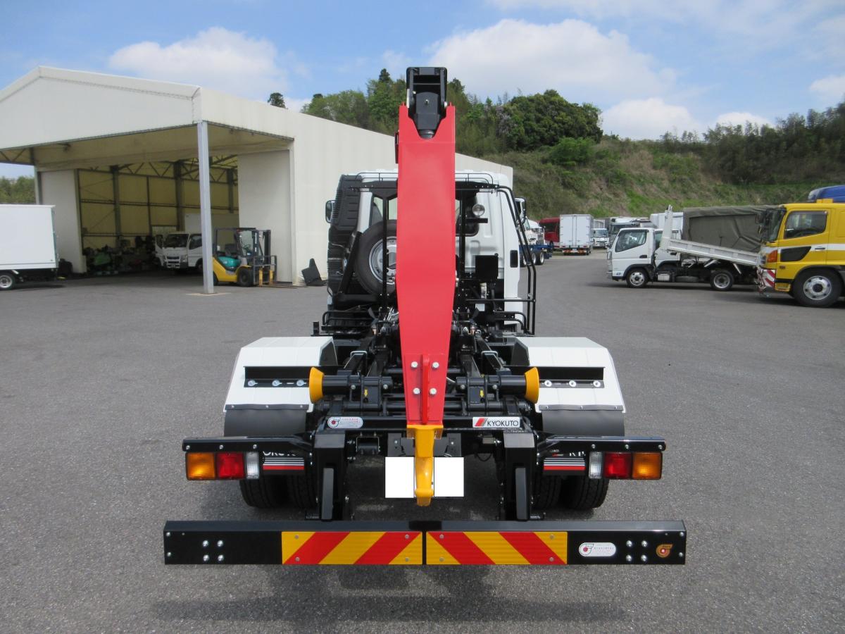 極東製 フックロール 脱着装置付コンテナ専用車 !!|中古トラックの販売・買取・査定のアイナビ