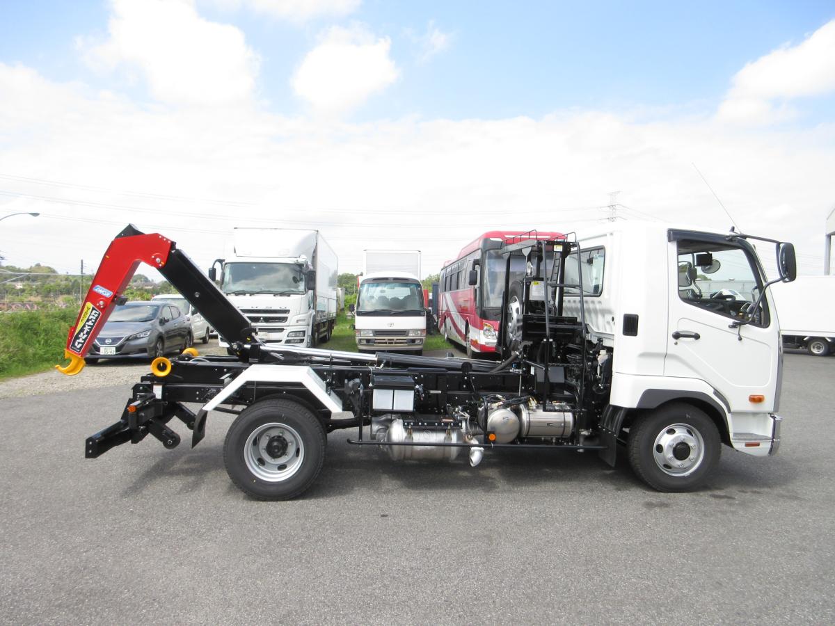 極東製 フックロール 脱着装置付コンテナ専用車 !!|中古トラックの販売・買取・査定のアイナビ