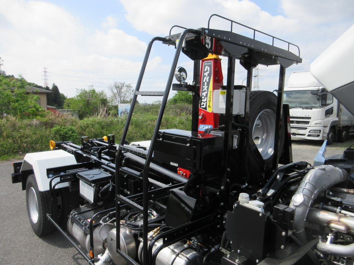極東製 フックロール 脱着装置付コンテナ専用車 !!|中古トラックの販売・買取・査定のアイナビ