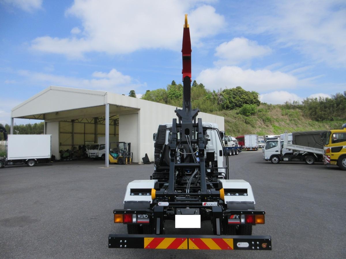 極東製 フックロール 脱着装置付コンテナ専用車 !!|中古トラックの販売・買取・査定のアイナビ