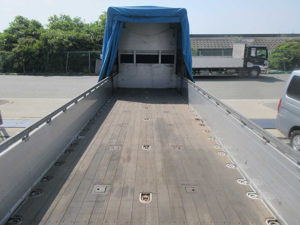 4軸低床アコーディオン幌付アルミ平|中古トラックの販売・買取・査定のアイナビ