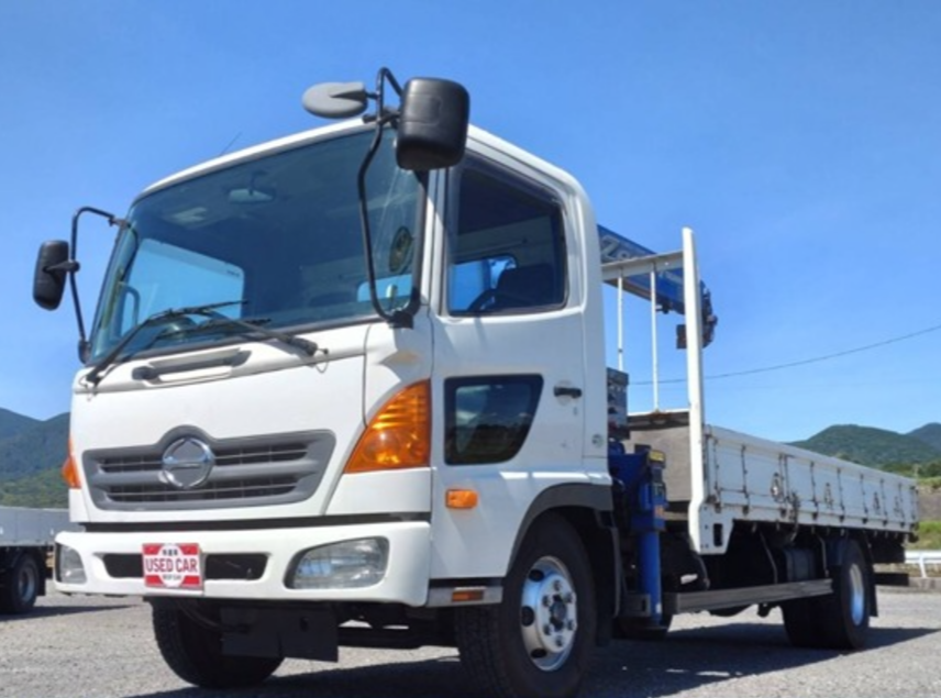 日野自動車レンジャー4トンユニック 4段クレーン ラジコン付|中古トラックの販売・買取・査定のアイナビ