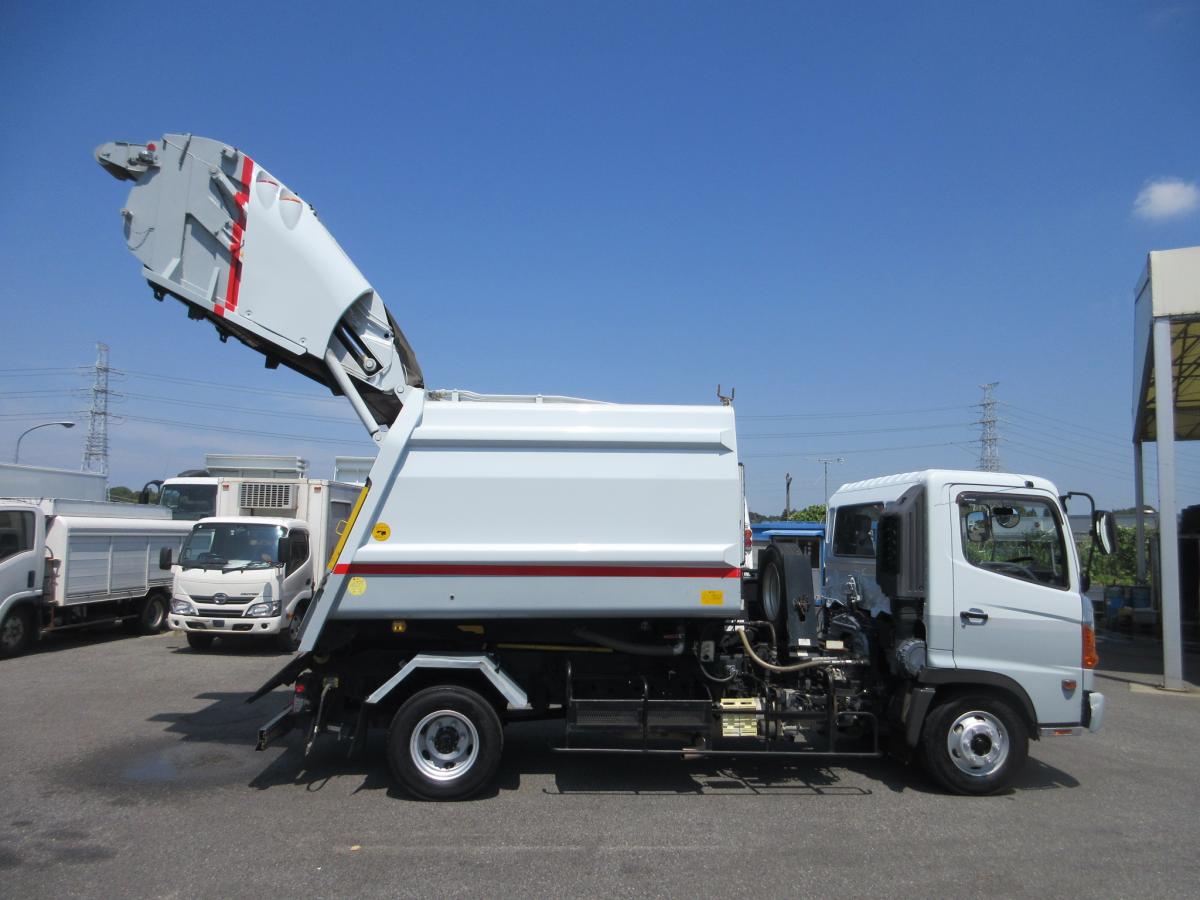 脱着装置付コンテナ専用車 プレスコンテナ フジマイティ―製|中古トラックの販売・買取・査定のアイナビ