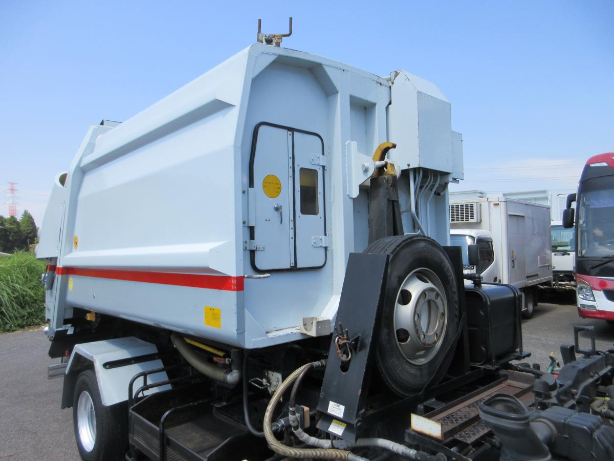 脱着装置付コンテナ専用車 プレスコンテナ フジマイティ―製|中古トラックの販売・買取・査定のアイナビ