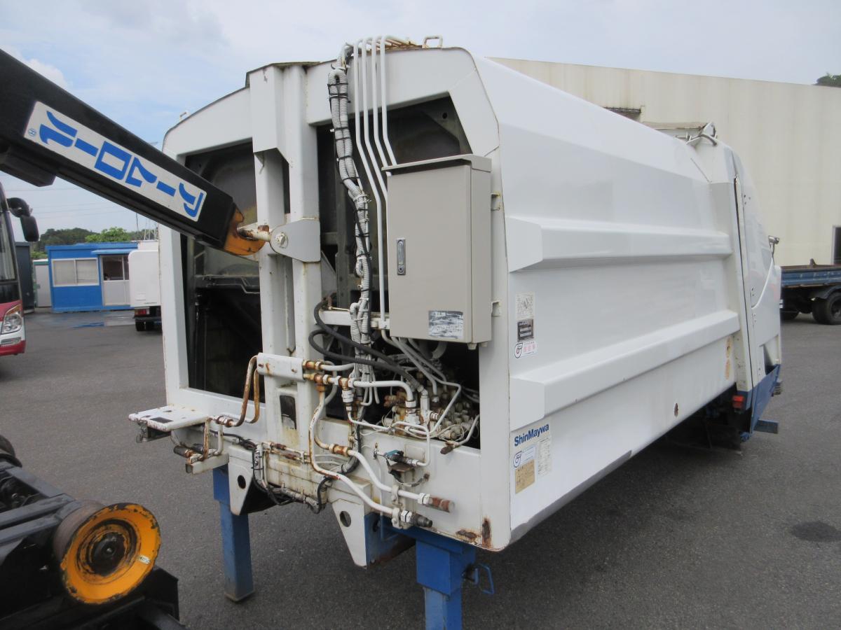 新明和 アームロール プレスコンテナ 増トン 車検付 !!|中古トラックの販売・買取・査定のアイナビ