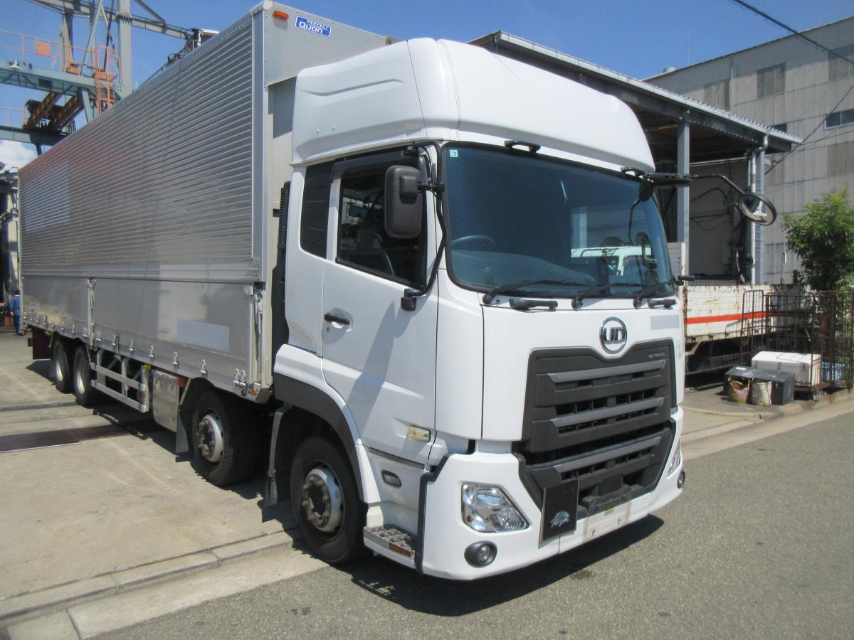 ハイルーフクオン4軸低床アルミウイング|中古トラックの販売・買取・査定のアイナビ