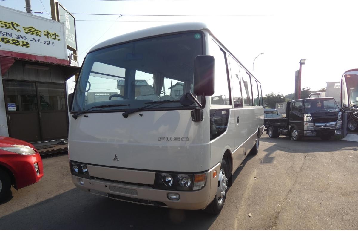 H18　29人乗り マイクロバス AT オートスイングドア　250909|中古トラックの販売・買取・査定のアイナビ