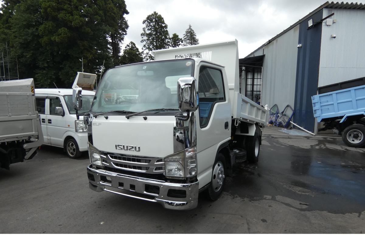 H19エルフ オートマ 3トン ダンプ電動ミラー 250913|中古トラックの販売・買取・査定のアイナビ