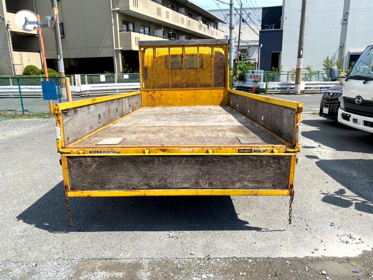 平成21年いすゞエルフ平ボディワイドロング道路標識車|中古トラックの販売・買取・査定のアイナビ