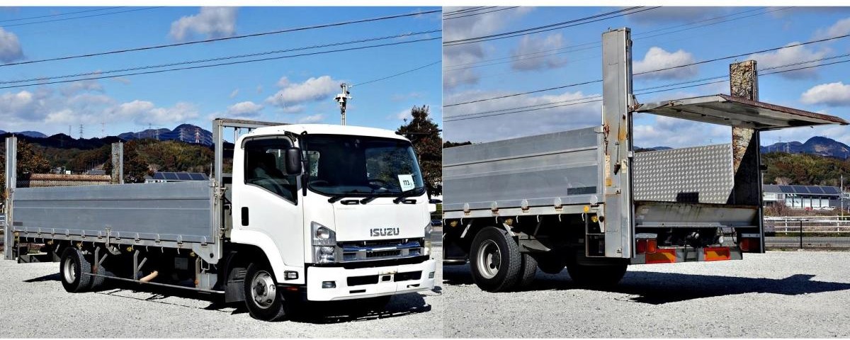 フォワード オートマ垂直パワーゲート700kgワイド平ボディー|中古トラックの販売・買取・査定のアイナビ