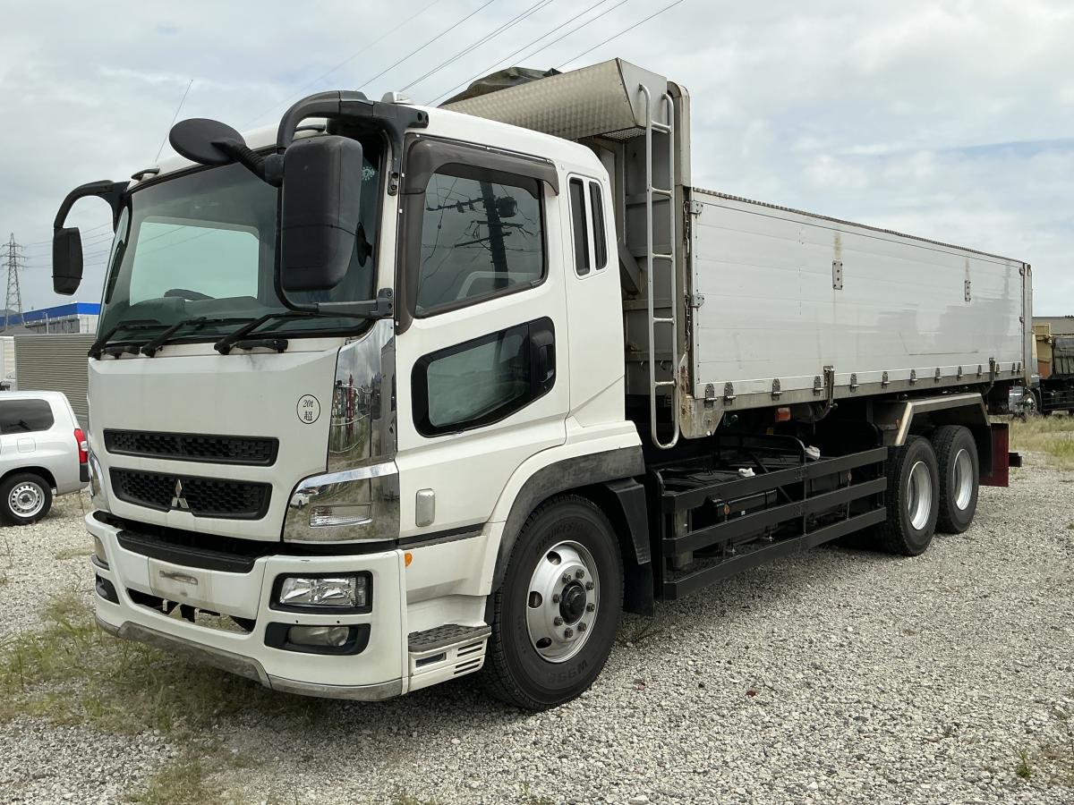 ★H19三菱スーパーグレート深ダンプアルミステンレス|中古トラックの販売・買取・査定のアイナビ