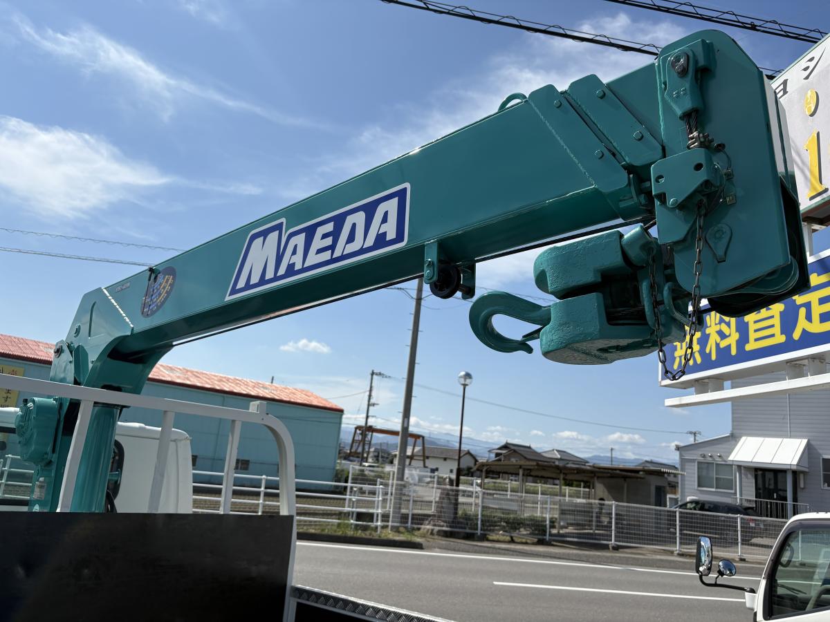 H21エルフ3.75t平ボディ ショート 3段クレーンラジコン付き|中古トラックの販売・買取・査定のアイナビ