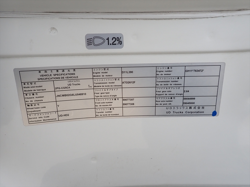 【351345】|中古トラックの販売・買取・査定のアイナビ