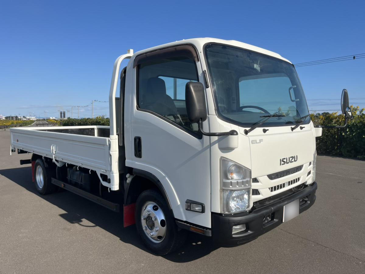 平成27年エルフワイドロング平ボディー4WD外装仕上げ済|中古トラックの販売・買取・査定のアイナビ
