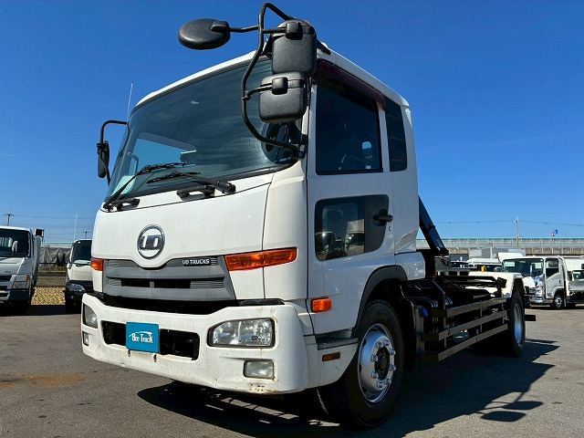 増トン脱着装置付コンテナ専用車アームロールリアジャッキ付|中古トラックの販売・買取・査定のアイナビ