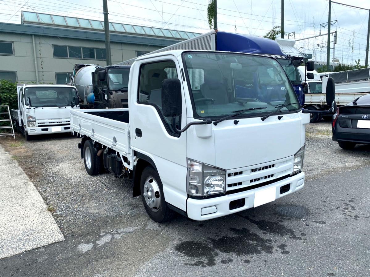 平成19年いすゞエルフ2t平ボディ10尺荷台鉄板BKG-NJR85A|中古トラックの販売・買取・査定のアイナビ