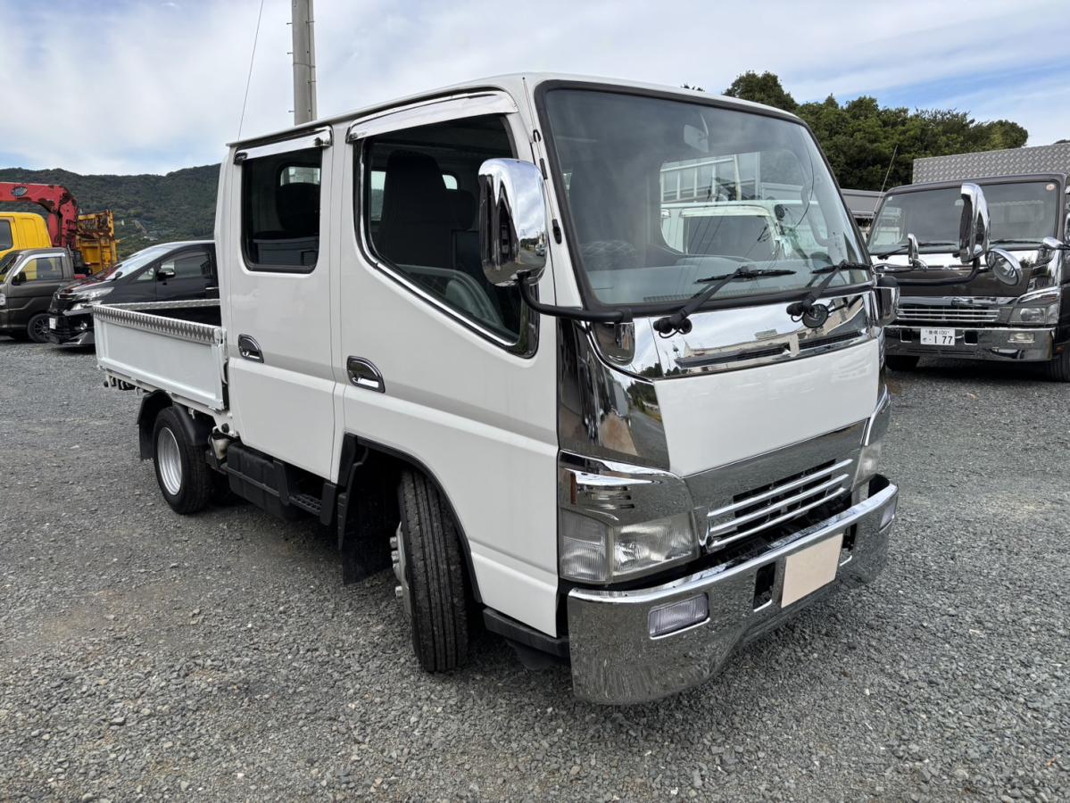 キャンターWキャブ 低床 1.7t メッキパーツ多数|中古トラックの販売・買取・査定のアイナビ