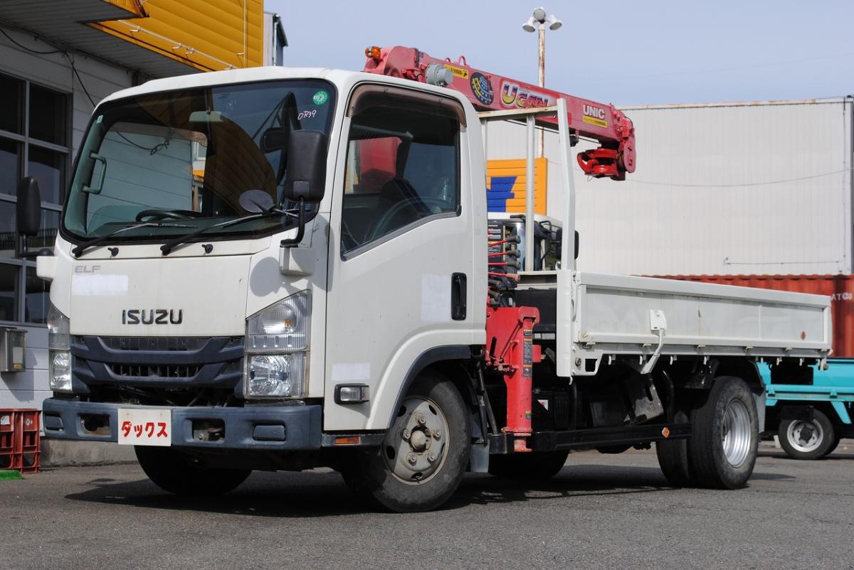 H28 エルフ 3段クレーン ラジコン 積載2.85t 標準|中古トラックの販売・買取・査定のアイナビ