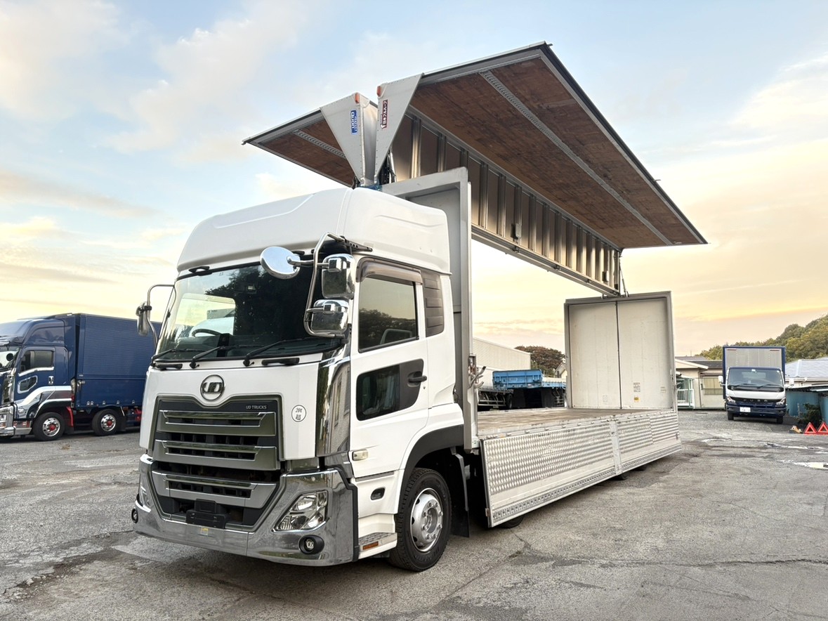 R元年、クオン、ハイルーフアルミウイング|中古トラックの販売・買取・査定のアイナビ