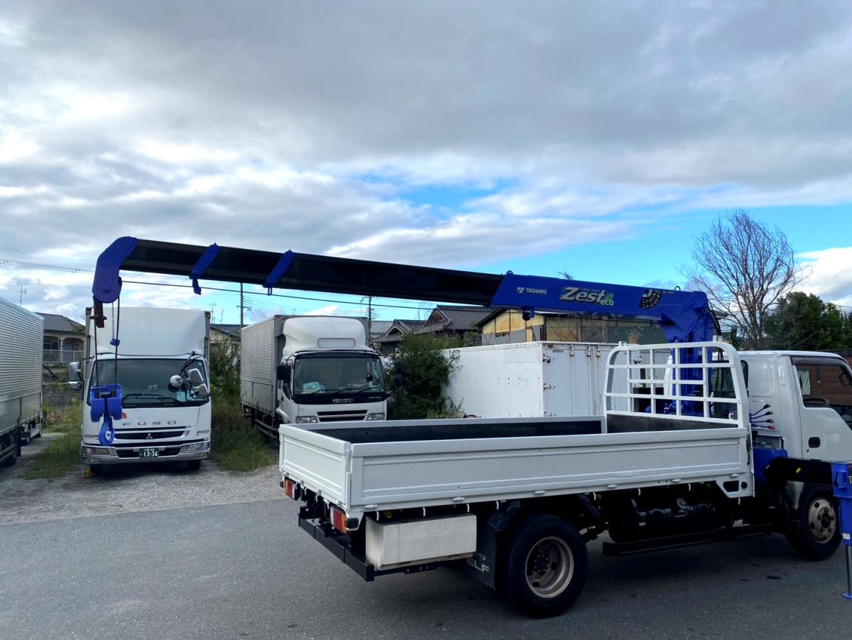 平成26年いすゞエルフ2tタダノクレーンラジコンTKG-NKR85AR|中古トラックの販売・買取・査定のアイナビ