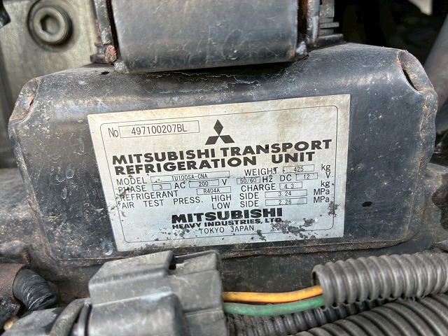 菱重コールドチェーンTU100SAサブエンジンサイド観音扉|中古トラックの販売・買取・査定のアイナビ