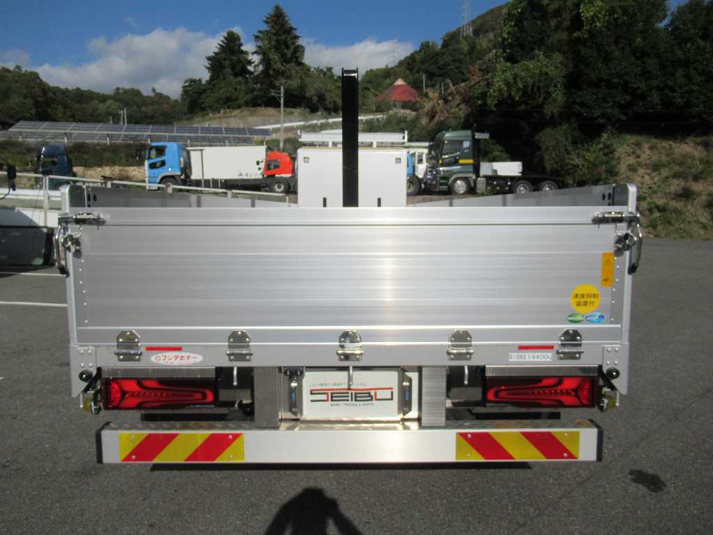 4軸低床アルミ平14.4t積載 後輪エアサスフジタAT394PS|中古トラックの販売・買取・査定のアイナビ