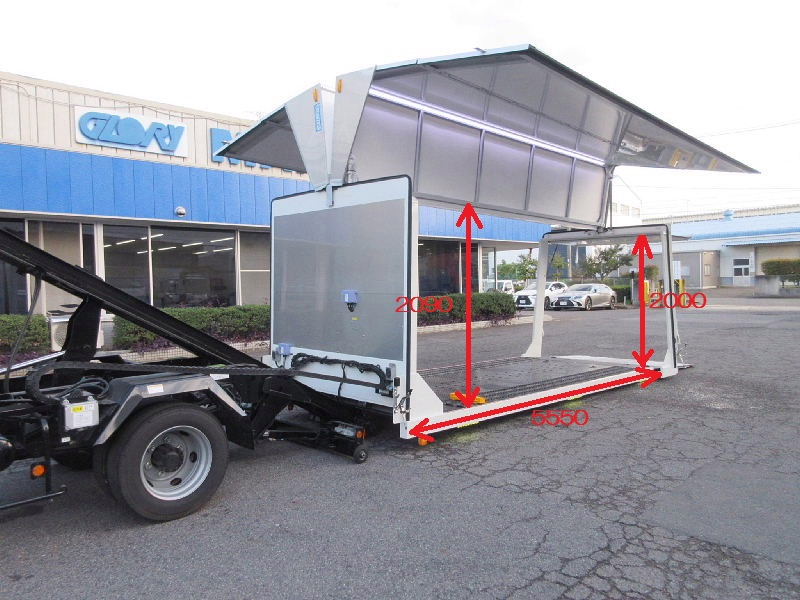 ★ウイング式キャリアカー★積載2500kg★極東フラトップ★|中古トラックの販売・買取・査定のアイナビ