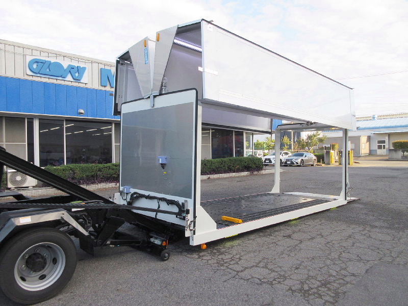 ★ウイング式キャリアカー★積載2500kg★極東フラトップ★|中古トラックの販売・買取・査定のアイナビ