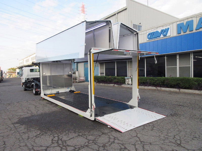 ★ウイング式キャリアカー★積載2500kg★極東フラトップ★|中古トラックの販売・買取・査定のアイナビ